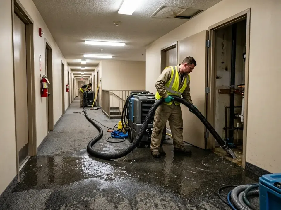 multi-unit-apartment-hallway-f-005 — frequently asked questions, Emergency Burst Pipe Water Extraction & Removal in Spartanb…